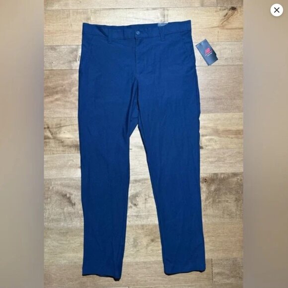 (NWT) Men’s New Balance All Motion Stretch Navy Golf Pants Size Large #130893 - Picture 1 of 5